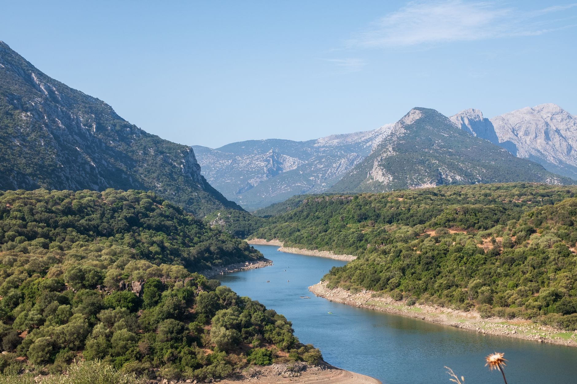 Vallée du Cedrino et massif du Supramonte, en Sardaigne