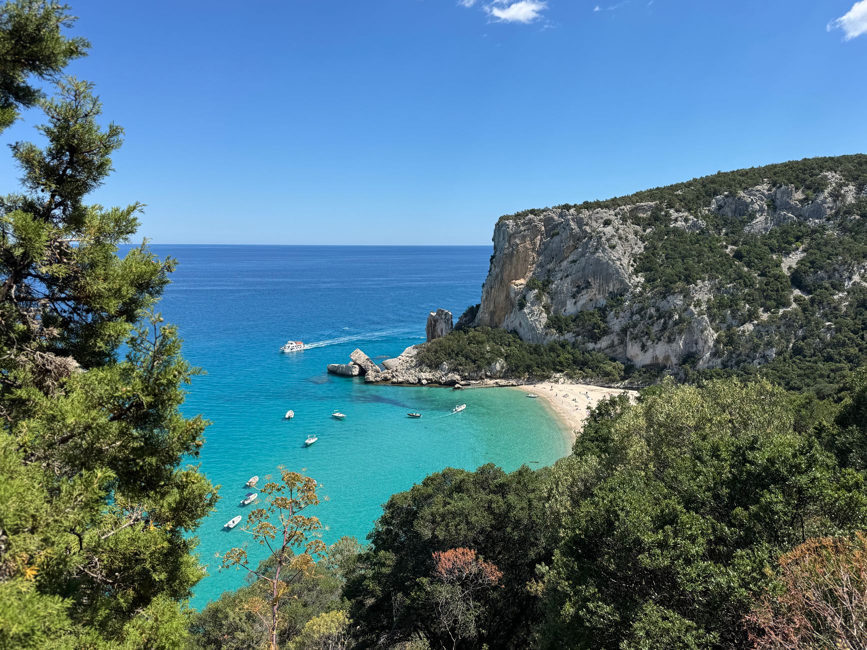 Crique de Cala Luna, dans le golfe d'Orosei